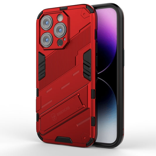 For iPhone 14 Pro Punk Armor 2 in 1 PC + TPU Phone Case(Red) - iPhone 14 Pro Cases by buy2fix | Online Shopping UK | buy2fix