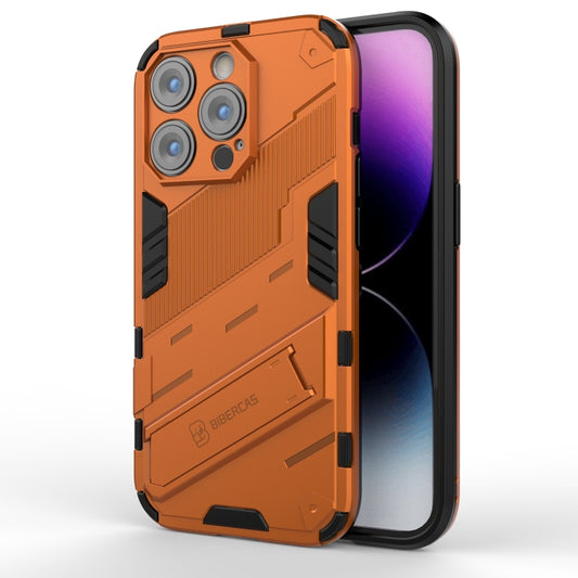 For iPhone 14 Pro Punk Armor 2 in 1 PC + TPU Phone Case(Orange) - iPhone 14 Pro Cases by buy2fix | Online Shopping UK | buy2fix