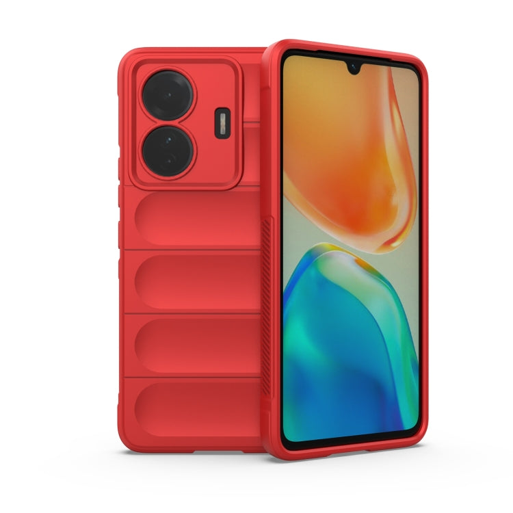 For vivo s15e Magic Shield TPU + Flannel Phone Case(Red) - vivo Cases by buy2fix | Online Shopping UK | buy2fix