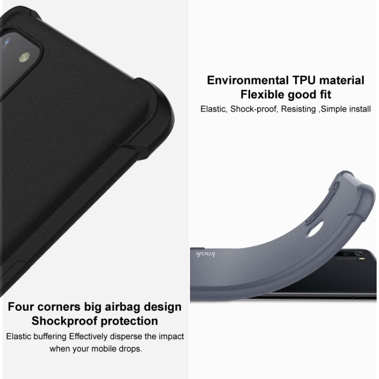 For Xiaomi Black Shark 5 Pro IMAK All-inclusive Shockproof Airbag TPU Case with Screen Protector (Matte Black) - Xiaomi Cases by imak | Online Shopping UK | buy2fix
