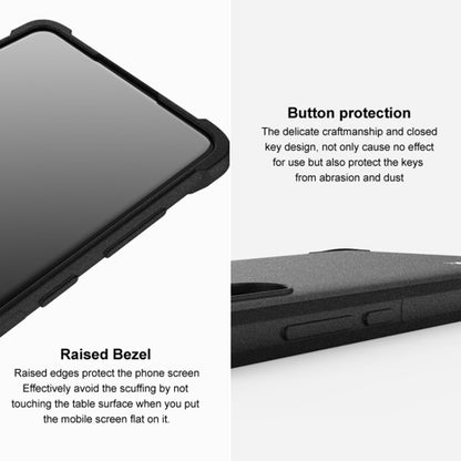 For Xiaomi Black Shark 5 Pro IMAK All-inclusive Shockproof Airbag TPU Case with Screen Protector (Matte Black) - Xiaomi Cases by imak | Online Shopping UK | buy2fix
