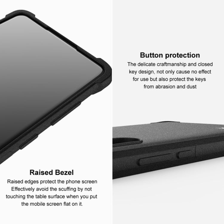 For Xiaomi Black Shark 5 IMAK All-inclusive Shockproof Airbag TPU Case with Screen Protector (Matte Grey) - Xiaomi Cases by imak | Online Shopping UK | buy2fix