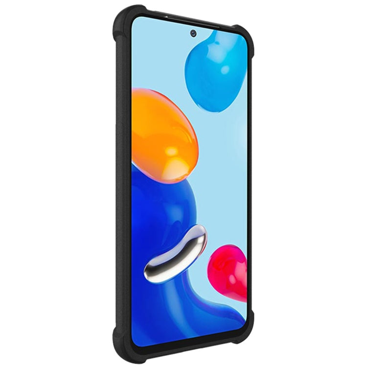 For Xiaomi Redmi Note 11 4G Overseas Version / Note 11S 4G Overseas VersionIMAK All-inclusive Shockproof Airbag TPU Phone Case with Screen Protector (Matte Black) - Xiaomi Cases by imak | Online Shopping UK | buy2fix