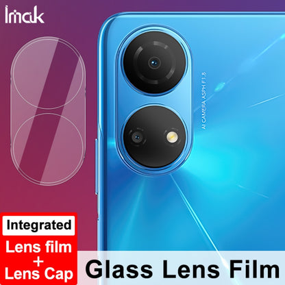 For Honor Play 30 Plus 5G / X7 2022 imak Integrated Rear Camera Lens Tempered Glass Film with Lens Cap - vivo Tempered Glass by imak | Online Shopping UK | buy2fix