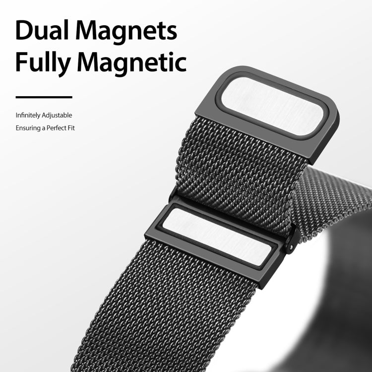 DUX DUCIS Milanese Watch Band For Samsung Watch Series 22mm(Black) - Watch Bands by DUX DUCIS | Online Shopping UK | buy2fix