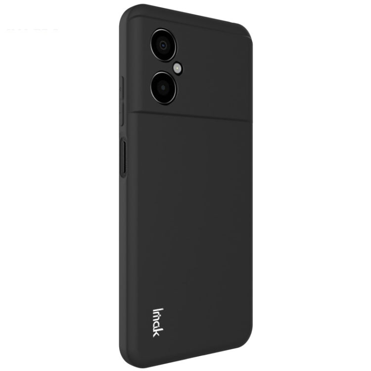 For Xiaomi Poco M4 5G IMAK UC-3 Series Shockproof Frosted TPU Phone Case(Black) - Xiaomi Cases by imak | Online Shopping UK | buy2fix