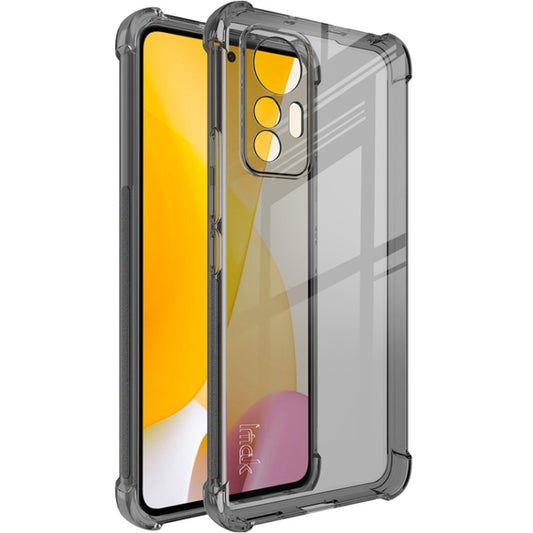 For Xiaomi 12 Lite 5G imak All-inclusive Shockproof Airbag TPU Case (Transparent Black) - Xiaomi Cases by imak | Online Shopping UK | buy2fix