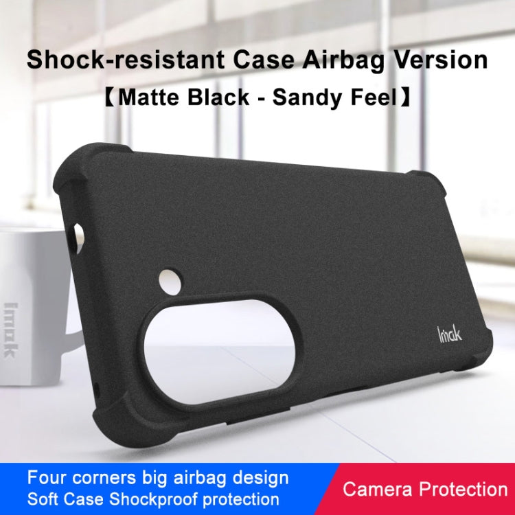 For Asus Zenfone 9 5G IMAK All-inclusive Shockproof Airbag TPU Case (Matte Black) - ASUS Cases by imak | Online Shopping UK | buy2fix