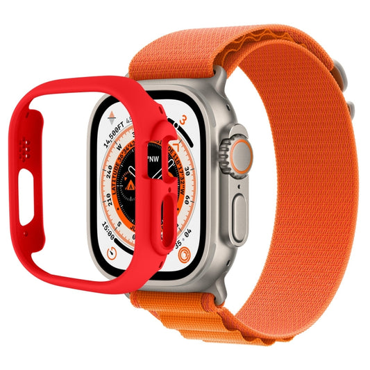 Half-inclusive PC Protective Case For Apple Watch Ultra 49mm / Apple Watch Ultra 2 49mm(Red) - Watch Cases by buy2fix | Online Shopping UK | buy2fix