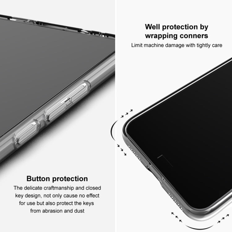 For Xiaomi 12T/Redmi K50 Ultra 5G IMAK UX-10 Series Transparent Shockproof TPU Phone Case(Transparent) - Xiaomi Cases by imak | Online Shopping UK | buy2fix