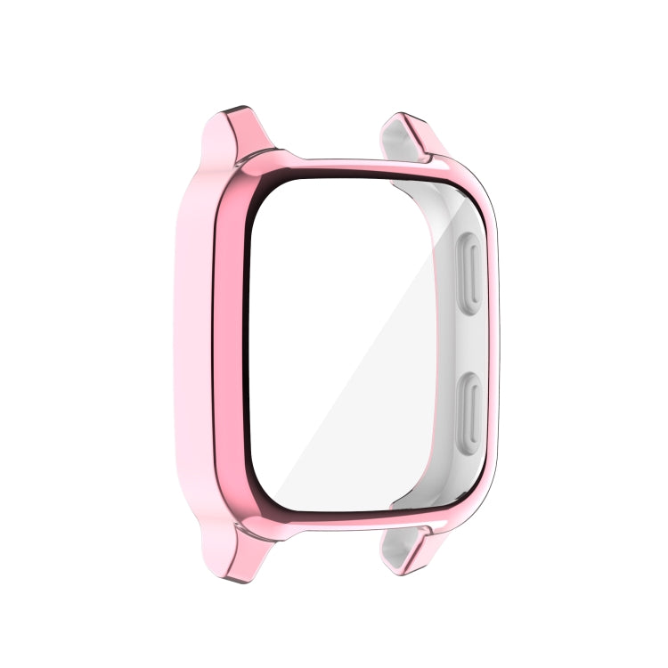 For Garmin Venu Sq 2 Full Coverage TPU Electroplating Watch Case(Pink) - Watch Cases by buy2fix | Online Shopping UK | buy2fix