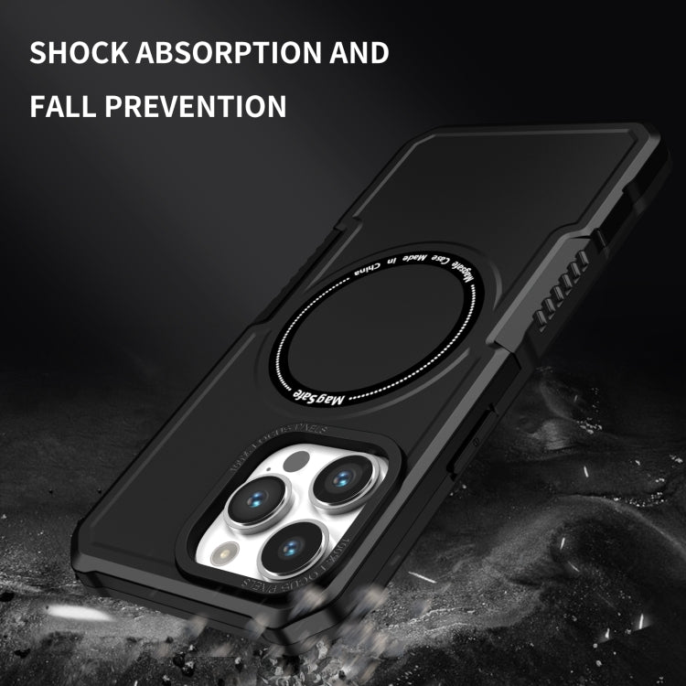 For iPhone 14 Pro MagSafe Shockproof Armor Phone Case(Black) - iPhone 14 Pro Cases by buy2fix | Online Shopping UK | buy2fix