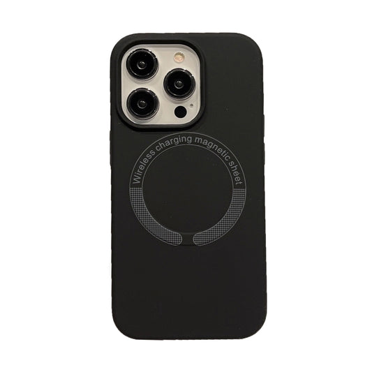 For iPhone 13 Pro Magsafe Magnetic Silicone Phone Case(Black) - iPhone 13 Pro Cases by buy2fix | Online Shopping UK | buy2fix