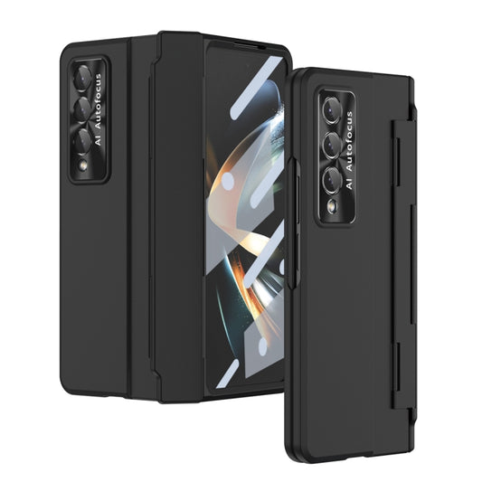 For Samsung Galaxy Z Fold4 Integrated Full Coverage Phone Case with Hinge(Black) - Galaxy Z Fold4 5G Cases by buy2fix | Online Shopping UK | buy2fix