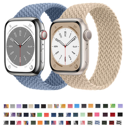 Nylon Single-turn Braided Watch Band For Apple Watch Ultra 49mm&Watch Ultra 2 49mm / Series 9&8&7 45mm / SE 3&SE 2&6&SE&5&4 44mm / 3&2&1 42mm, Length:155mm(Starlight Colorful) - Watch Bands by HAWEEL | Online Shopping UK | buy2fix