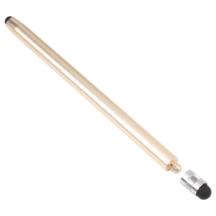 Universal Cloth Head + Silicone Head Stylus(Gold) - Stylus Pen by buy2fix | Online Shopping UK | buy2fix