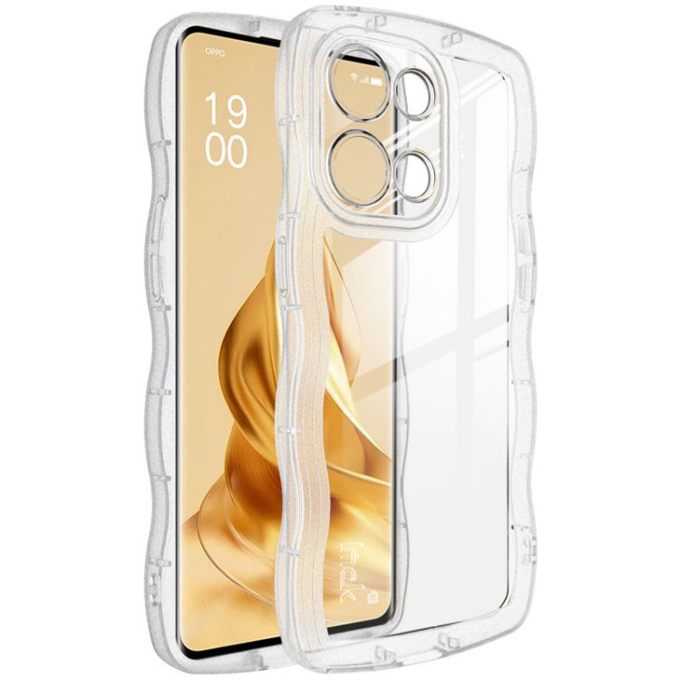 For OPPO Reno9 5G / Reno9 Pro 5G IMAK UX-8 Series Transparent Shockproof TPU Phone Case(Transparent) - OPPO Cases by imak | Online Shopping UK | buy2fix