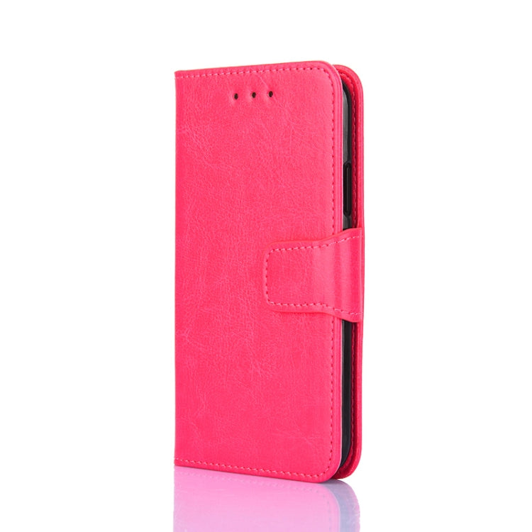 For OnePlus 11 Crystal Texture Leather Phone Case(Rose Red) - OnePlus Cases by buy2fix | Online Shopping UK | buy2fix