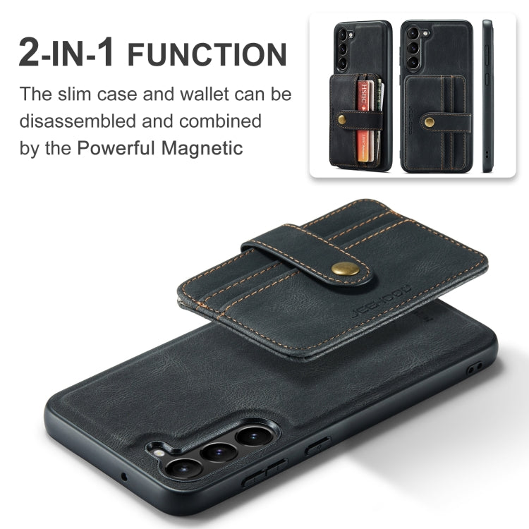 For Samsung Galaxy S24+ 5G JEEHOOD RFID Blocking Anti-Theft Magnetic Phone Case(Black) - Galaxy S24+ 5G Cases by JEEHOOD | Online Shopping UK | buy2fix