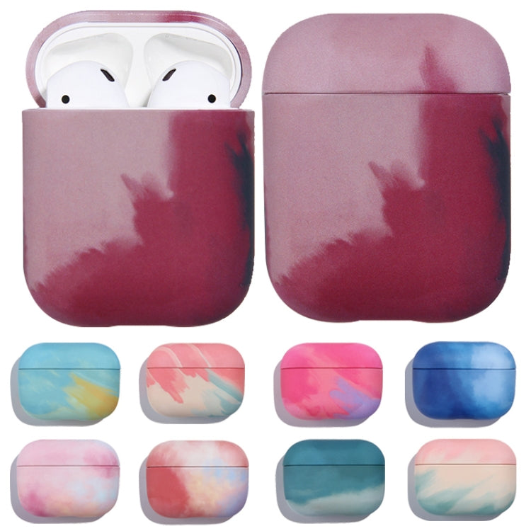 For AirPods 1 / 2 Ink Painting Water Sticker PC Earphone Case(Ink Powder) - For AirPods 1/2 by buy2fix | Online Shopping UK | buy2fix