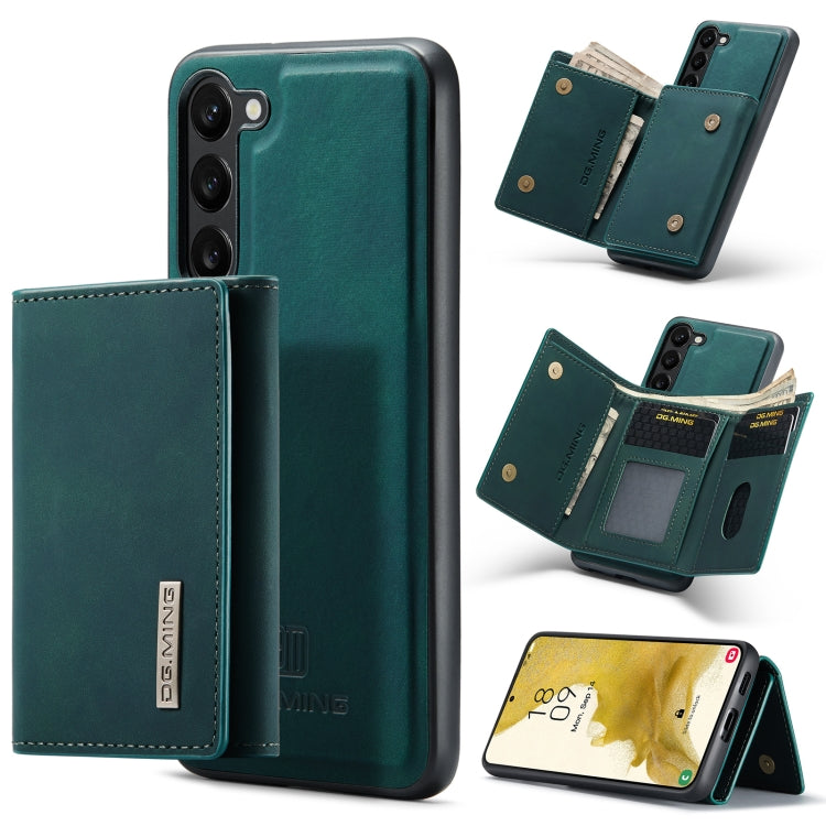 For Samsung Galaxy S23+ 5G DG.MING M1 Series 3-Fold Multi Card Wallet  Phone Case(Green) - Galaxy S23+ 5G Cases by DG.MING | Online Shopping UK | buy2fix