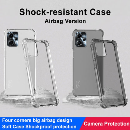 For Motorola Moto G13 4G / G23 4G imak Shockproof Airbag TPU Phone Case(Transparent) - Motorola Cases by imak | Online Shopping UK | buy2fix