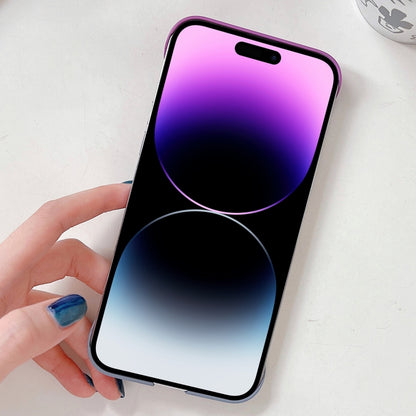 For iPhone 11 Pro Max Frameless Skin Feel Gradient Phone Case(Light Purple + Light Blue) - iPhone 11 Pro Max Cases by buy2fix | Online Shopping UK | buy2fix