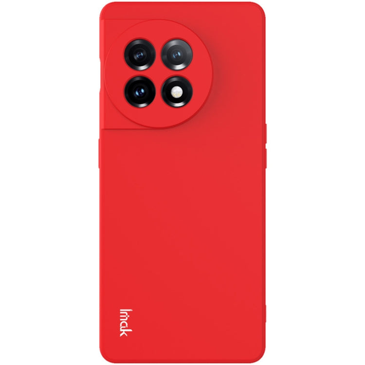 For OnePlus 11R 5G / Ace 2 5G IMAK UC-4 Series Straight Edge TPU Soft Phone Case(Red) - OnePlus Cases by imak | Online Shopping UK | buy2fix