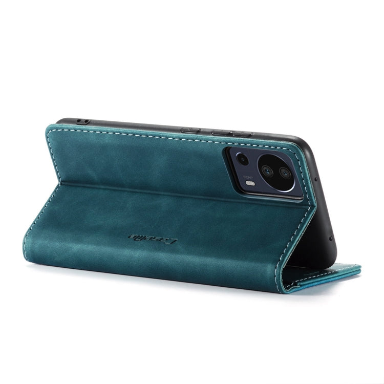 For Xiaomi 13 Lite CaseMe 013 Multifunctional Horizontal Flip Leather Phone Case(Blue) - Xiaomi Cases by CaseMe | Online Shopping UK | buy2fix