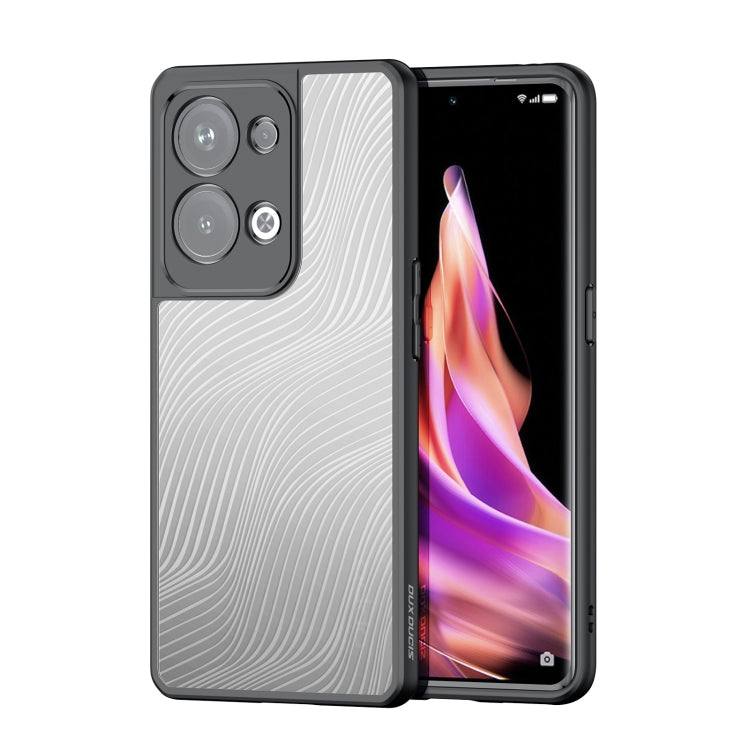 For OPPO Reno9 Pro+ DUX DUCIS Aimo Series TPU + PC Frosted Feel Phone Case(Black) - OPPO Cases by DUX DUCIS | Online Shopping UK | buy2fix