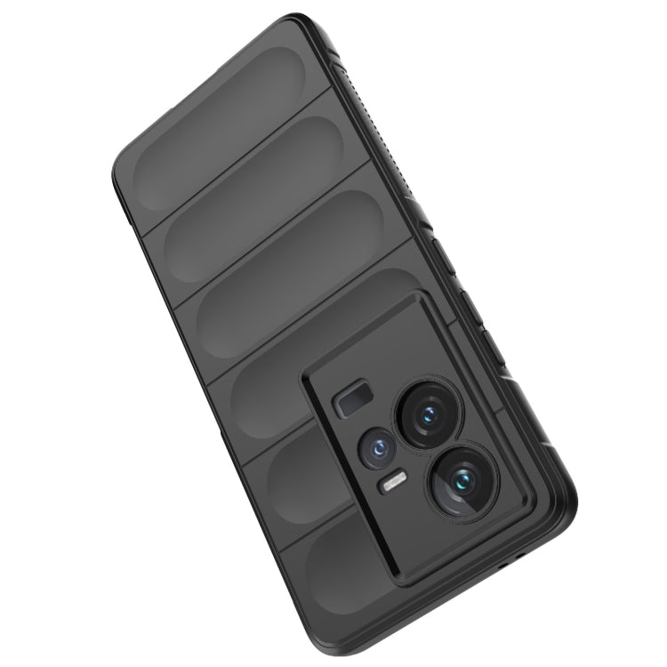 For vivo iQOO 11 5G Magic Shield TPU + Flannel Phone Case(Grey) - vivo Cases by buy2fix | Online Shopping UK | buy2fix