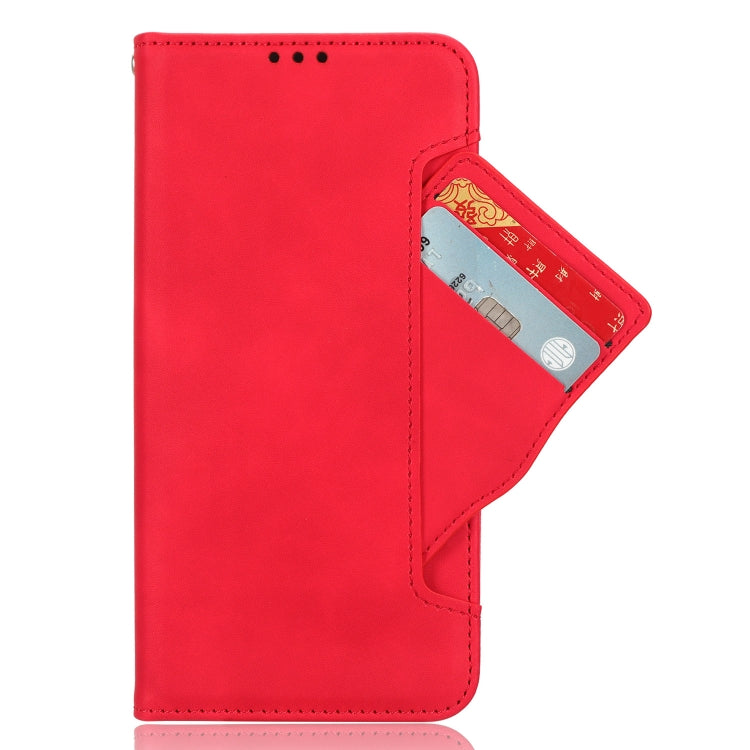 For Doogee X97 / X97 Pro Skin Feel Calf Texture Card Slots Leather Phone Case(Red) - Doogee Cases by buy2fix | Online Shopping UK | buy2fix