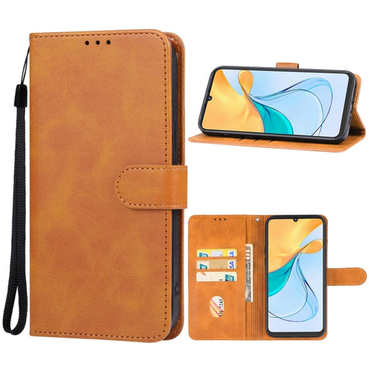 For ZTE Blade V50 Vita Leather Phone Case(Brown) - ZTE Cases by buy2fix | Online Shopping UK | buy2fix