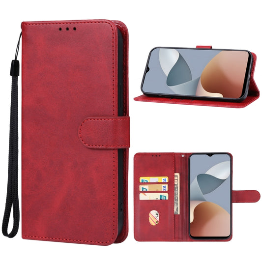 For ZTE Blade A54 Leather Phone Case(Red) - ZTE Cases by buy2fix | Online Shopping UK | buy2fix