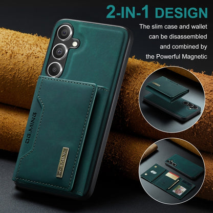 For Samsung Galaxy S24+ 5G DG.MING M2 Series 3-Fold Multi Card Bag + Magnetic Phone Case(Green) - Galaxy S24+ 5G Cases by DG.MING | Online Shopping UK | buy2fix