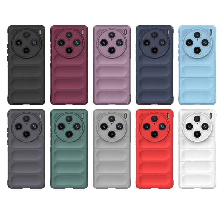For vivo X100 Pro 5G Magic Shield TPU + Flannel Phone Case(Purple) - X100 Pro Cases by buy2fix | Online Shopping UK | buy2fix