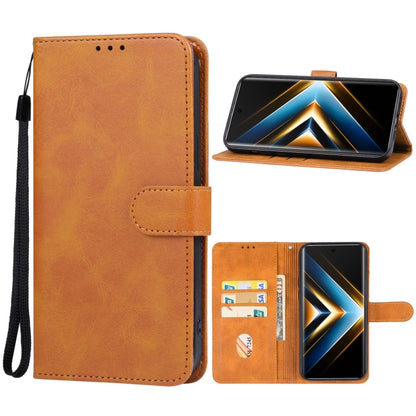 For Honor X50 GT Leather Phone Case(Brown) - Honor Cases by buy2fix | Online Shopping UK | buy2fix