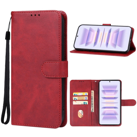 For Xiaomi Redmi K70 Pro Leather Phone Case(Red) - K70 Pro Cases by buy2fix | Online Shopping UK | buy2fix