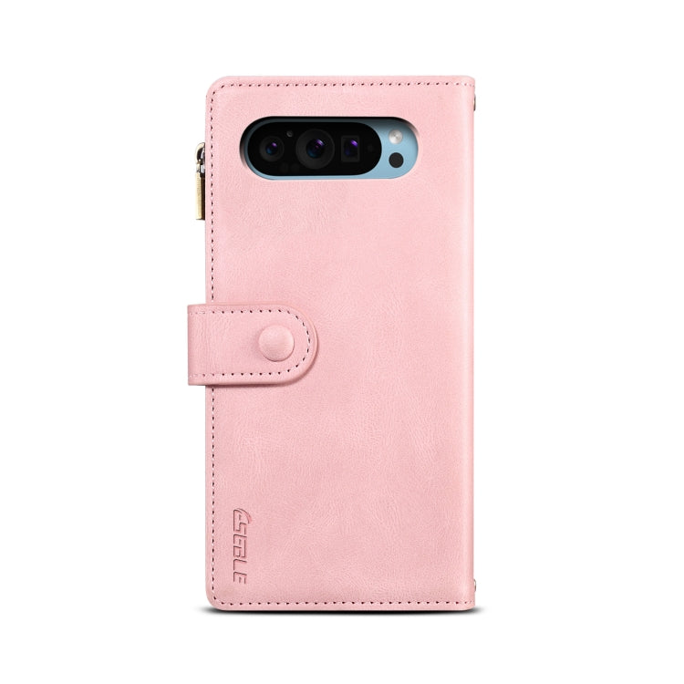 For Google Pixel 9 / 9 Pro ESEBLE Retro Frosted RFID Flip Leather Phone Case(Rose Gold) - Google Cases by ESEBLE | Online Shopping UK | buy2fix