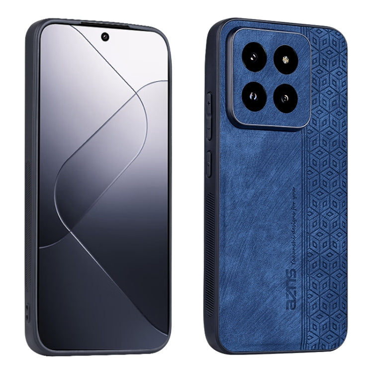 For Xiaomi 14 Pro AZNS 3D Embossed Skin Feel Phone Case(Sapphire Blue) - 14 Pro Cases by AZNS | Online Shopping UK | buy2fix