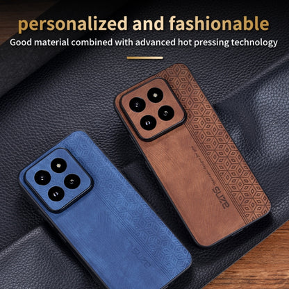 For Xiaomi 14 Pro AZNS 3D Embossed Skin Feel Phone Case(Sapphire Blue) - 14 Pro Cases by AZNS | Online Shopping UK | buy2fix