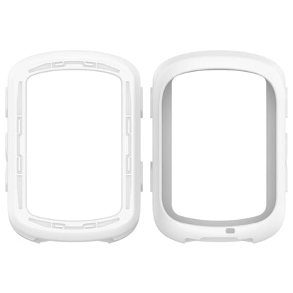 For Garmin Edge 840 / Edge 540 Stopwatch Armor Silicone Protective Case(White) - Watch Cases by buy2fix | Online Shopping UK | buy2fix