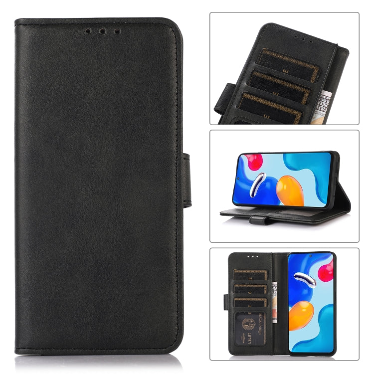 For Xiaomi Redmi Note 13 Pro+ 5G Global Cow Texture Leather Phone Case(Black) - Note 13 Pro+ Cases by buy2fix | Online Shopping UK | buy2fix