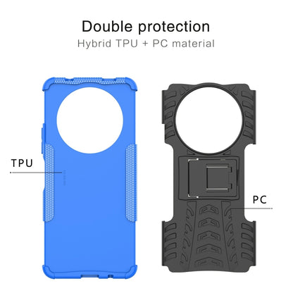 For Xiaomi Redmi A3 4G Tire Texture TPU + PC Phone Case with Holder(Red) - Xiaomi Cases by buy2fix | Online Shopping UK | buy2fix