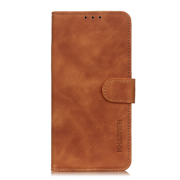 For Xiaomi Poco X6 Pro 5G/Redmi K70E KHAZNEH Retro Texture Flip Leather Phone Case(Brown) - K70E Cases by buy2fix | Online Shopping UK | buy2fix