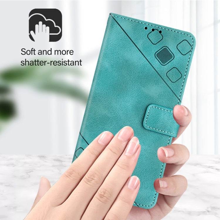 For Xiaomi Redmi K70 / K70 Pro Skin Feel Embossed Leather Phone Case(Green) - K70 Cases by buy2fix | Online Shopping UK | buy2fix