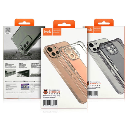 For Xiaomi Civi 3 5G imak Shockproof Airbag TPU Phone Case(Transparent Black) - Xiaomi Cases by imak | Online Shopping UK | buy2fix