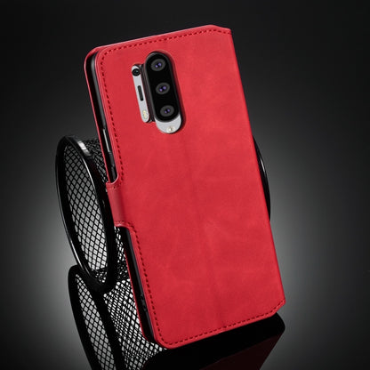 For Samsung Galaxy A21s DG.MING Retro Oil Side Horizontal Flip Case with Holder & Card Slots & Wallet(Red) - Galaxy Phone Cases by DG.MING | Online Shopping UK | buy2fix