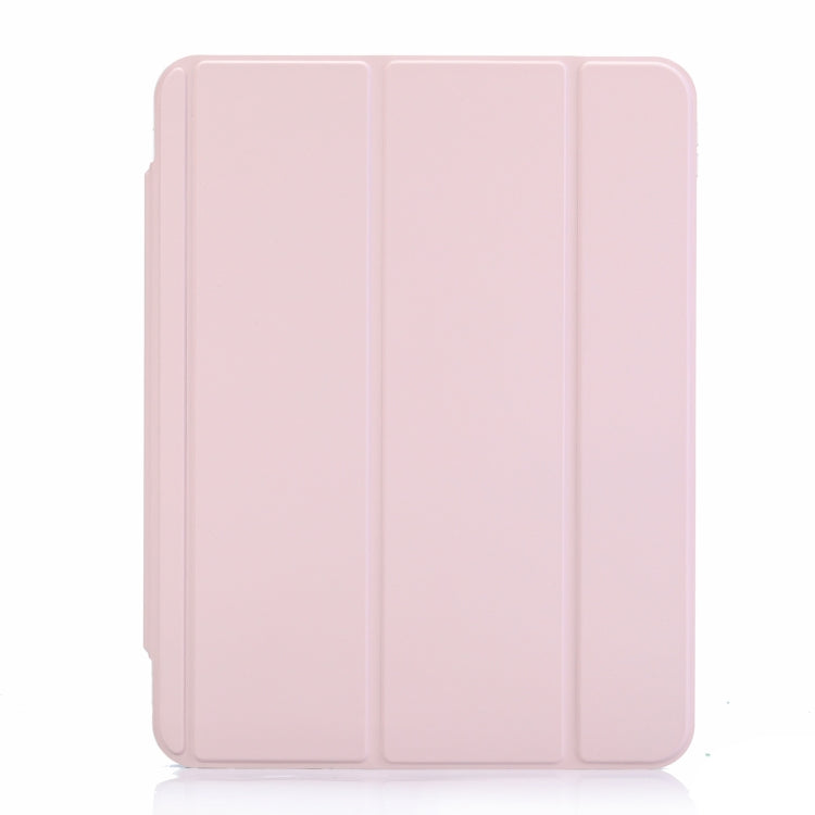 For iPad Air 11 2024 / iPad Pro 11 3-Fold Lock Buckle Leather Smart Tablet Case(Pink) - iPad Pro 11 (2022/2021) Cases by buy2fix | Online Shopping UK | buy2fix