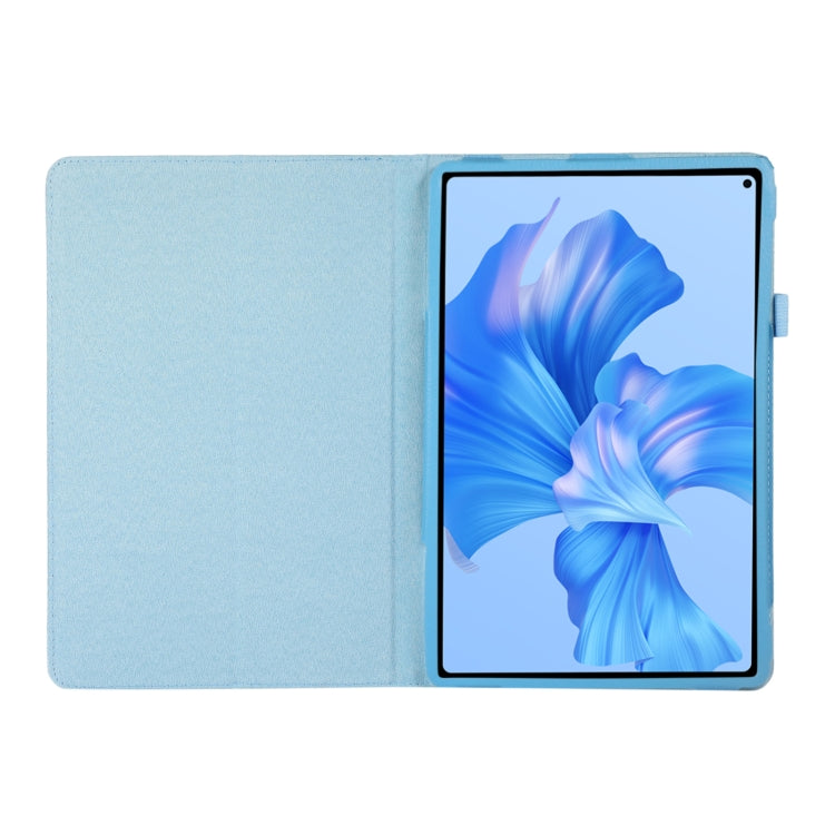 For Huawei MatePad Pro 11 2024 Litchi Texture Leather Tablet Case with Holder(Sky Blue) - Huawei by buy2fix | Online Shopping UK | buy2fix